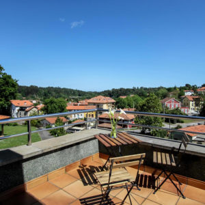 Hotel San Jorge Llanes: terraza